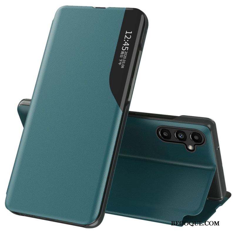 View Cover Samsung Galaxy A14 5G / A14 Simili Cuir