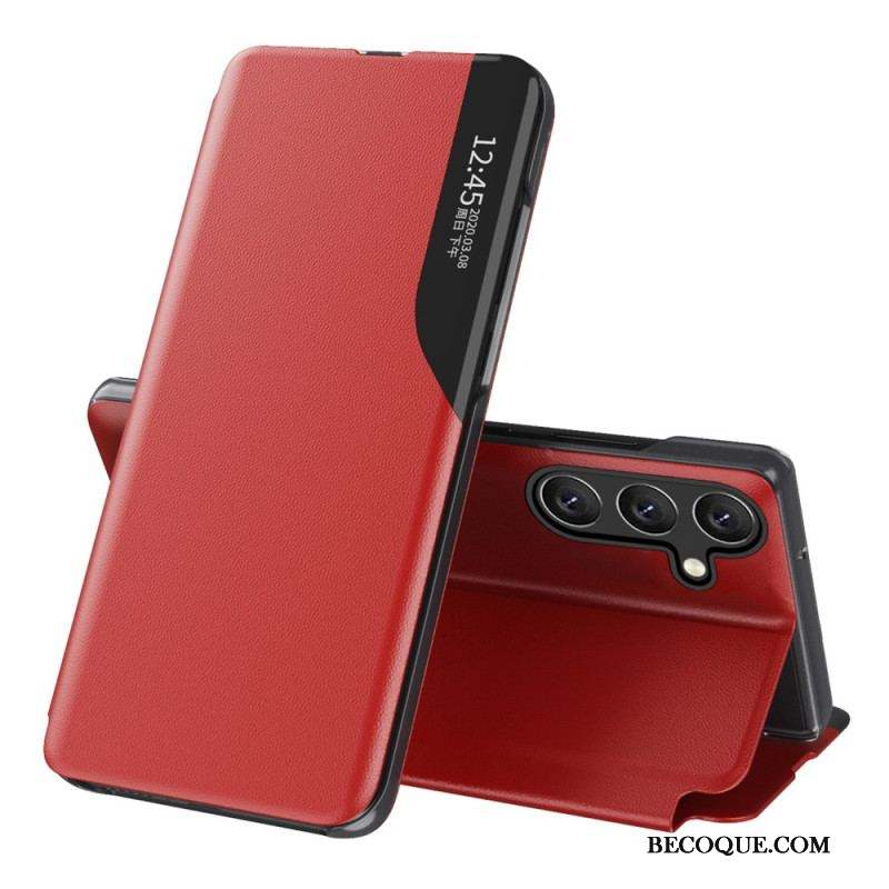 View Cover Samsung Galaxy A54 5G Simili Cuir