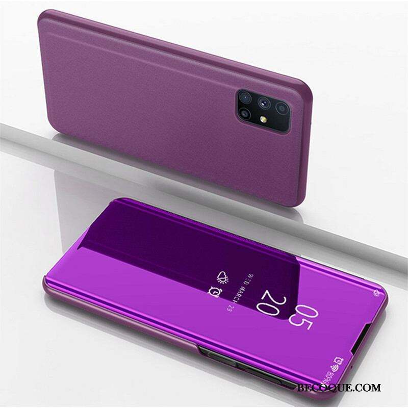 View Cover Samsung Galaxy M51 Miroir et Simili Cuir