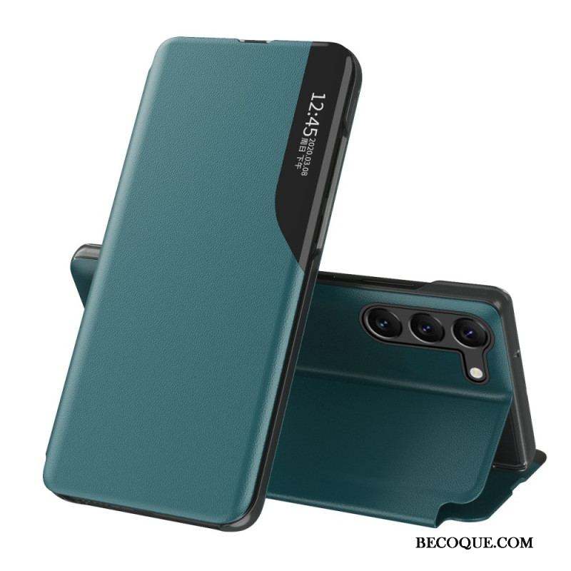 View Cover Samsung Galaxy S23 Plus 5G Simili Cuir