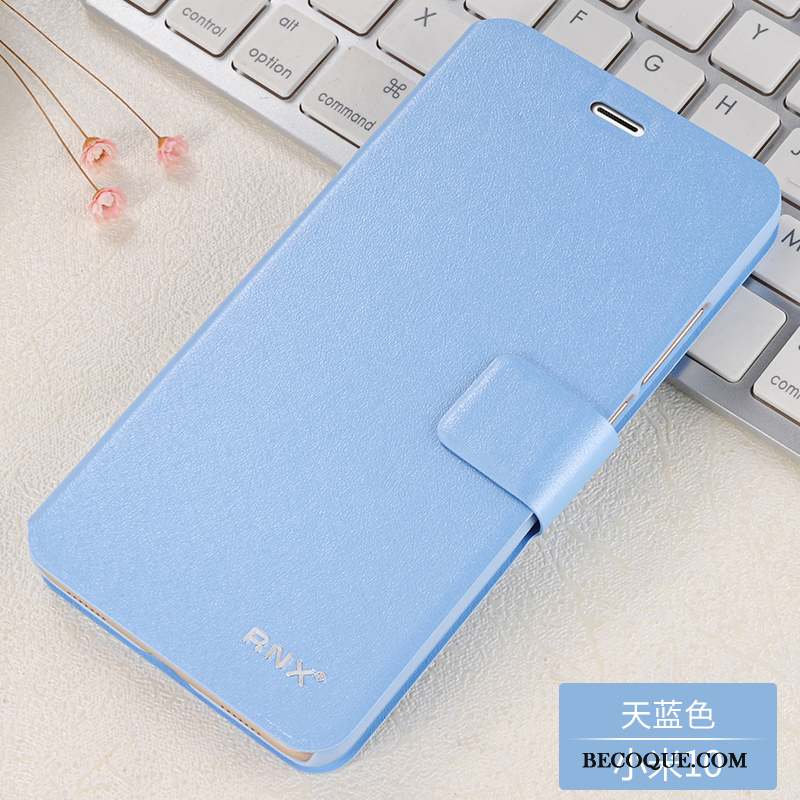 Xiaomi Mi 10 Clamshell Tout Compris Bleu Petit Protection Coque