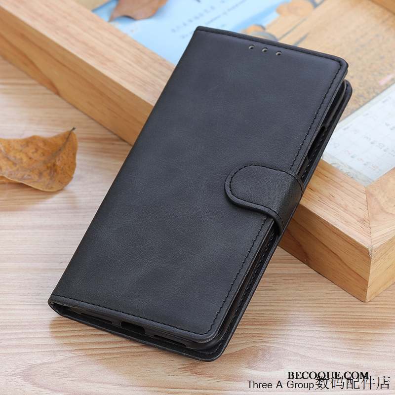 Xiaomi Mi 10 Coque Business Simple Bleu Carte Petit Incassable