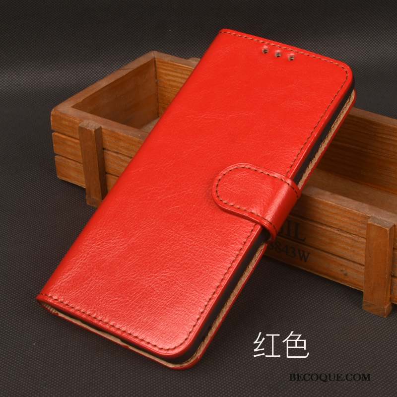 Xiaomi Mi 10 Coque De Téléphone Or Protection Magnétisme Ornements Suspendus Cuir Véritable