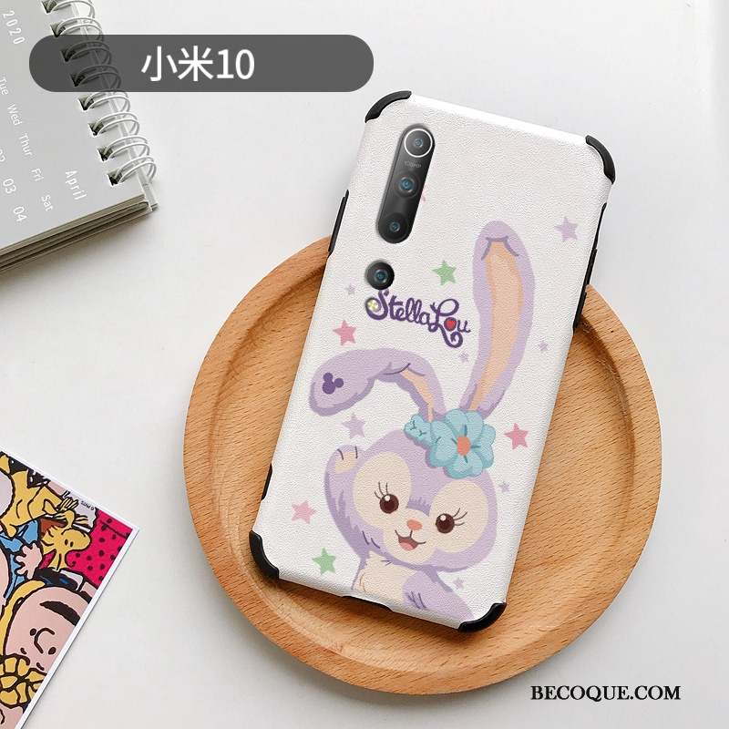 Xiaomi Mi 10 Coque Protection Créatif Gaufrage Mode Mignonne Petit