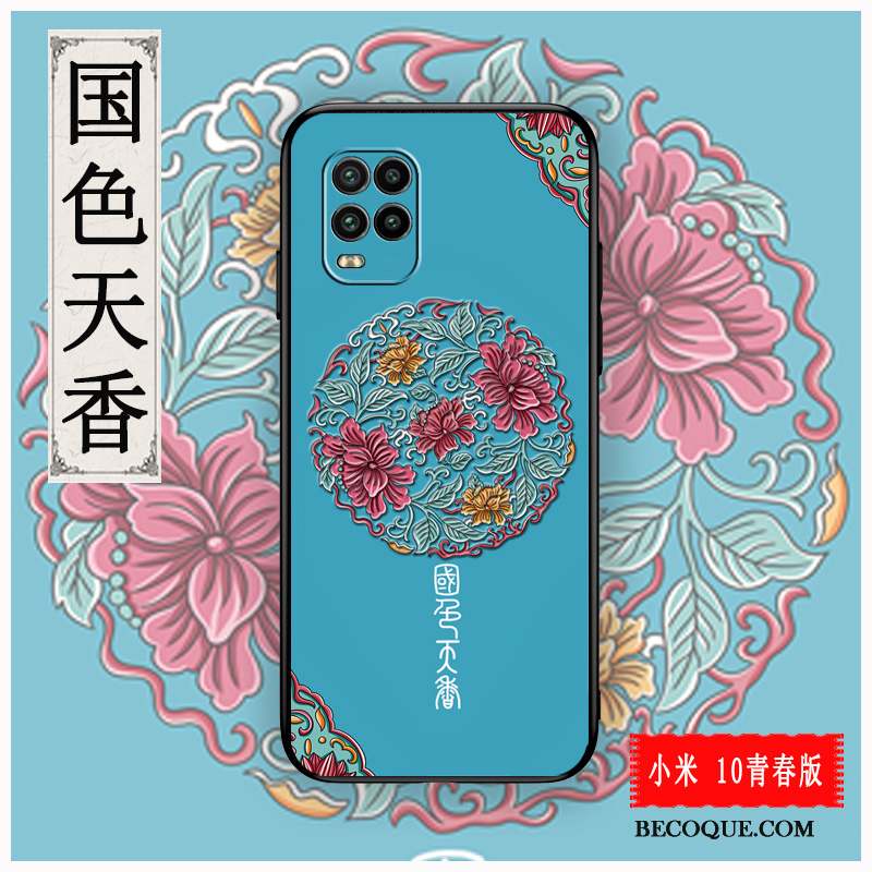 Xiaomi Mi 10 Lite Coque Fluide Doux Nouveau Protection Petit Personnalisé Personnalité