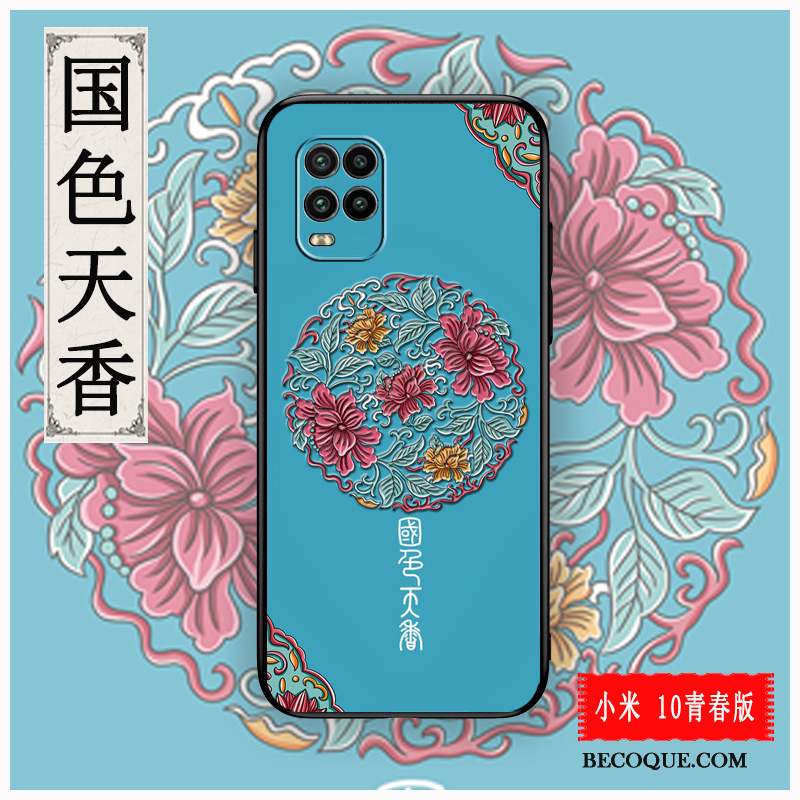 Xiaomi Mi 10 Lite Coque Fluide Doux Nouveau Protection Petit Personnalisé Personnalité