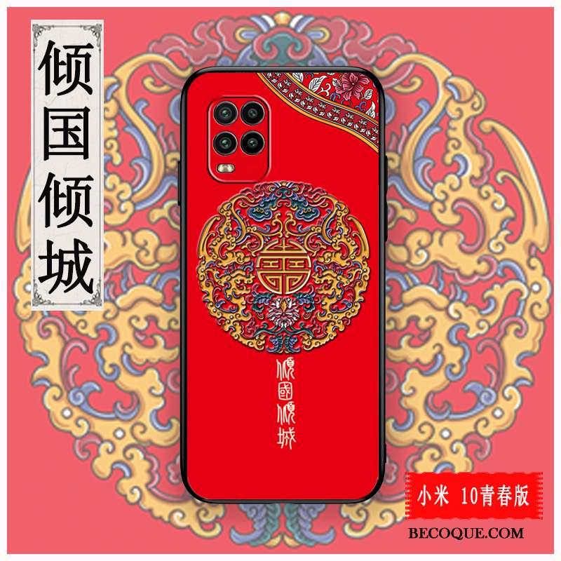 Xiaomi Mi 10 Lite Coque Fluide Doux Nouveau Protection Petit Personnalisé Personnalité