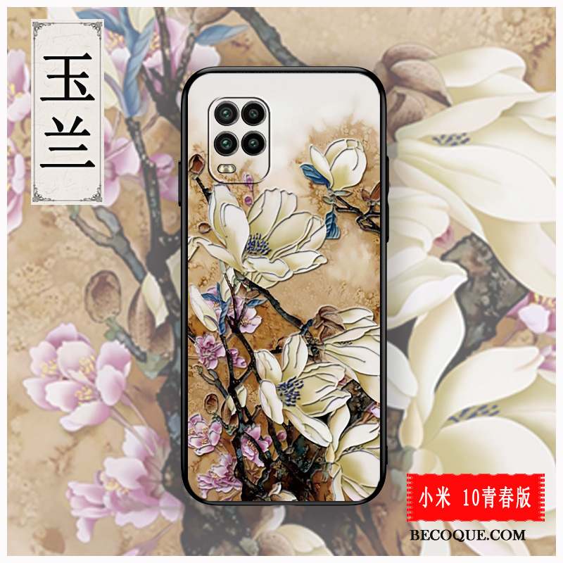 Xiaomi Mi 10 Lite Coque Fluide Doux Nouveau Protection Petit Personnalisé Personnalité