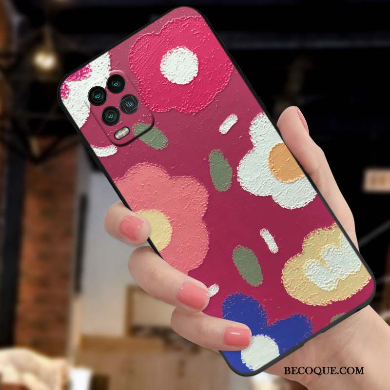 Xiaomi Mi 10 Lite Créatif Mode Gaufrage Vent Jeunesse Coque De Téléphone