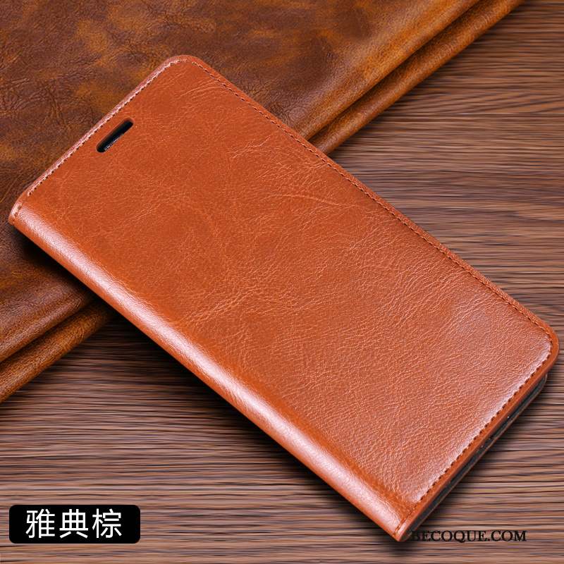 Xiaomi Mi 10 Petit Plier Coque De Téléphone Housse Rouge Étui En Cuir