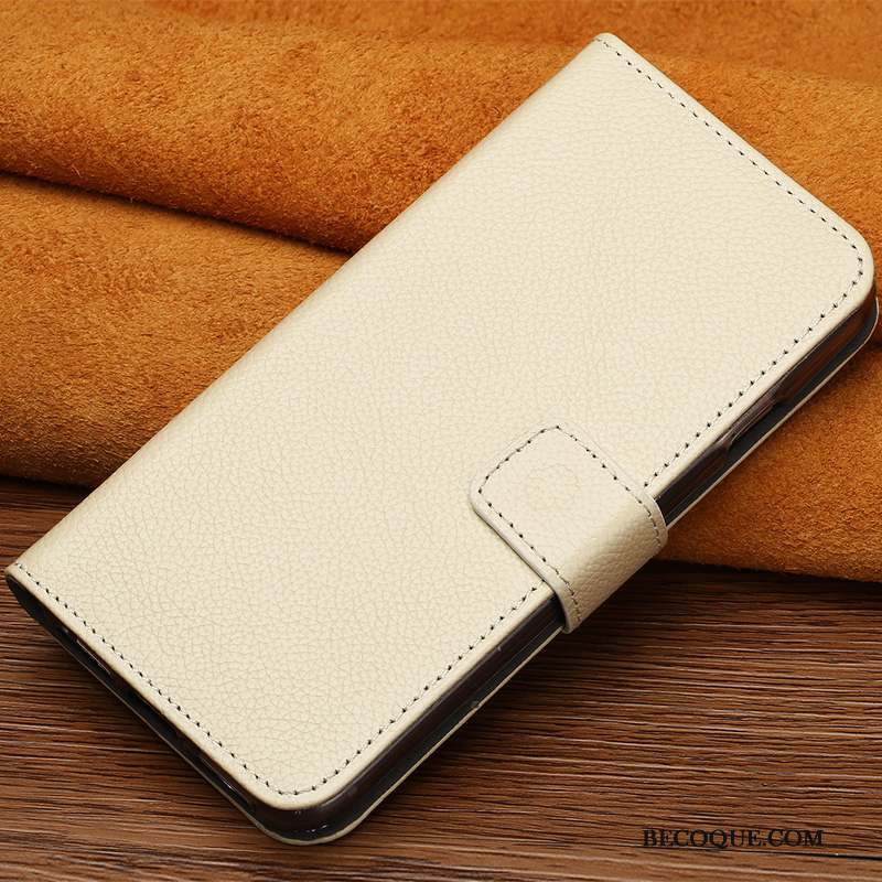 Xiaomi Mi 10 Pro Coque Petit Cuir Véritable Or Ornements Suspendus Téléphone Portable Housse