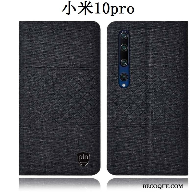 Xiaomi Mi 10 Pro Coque Rose Tout Compris Housse Incassable Protection Lin