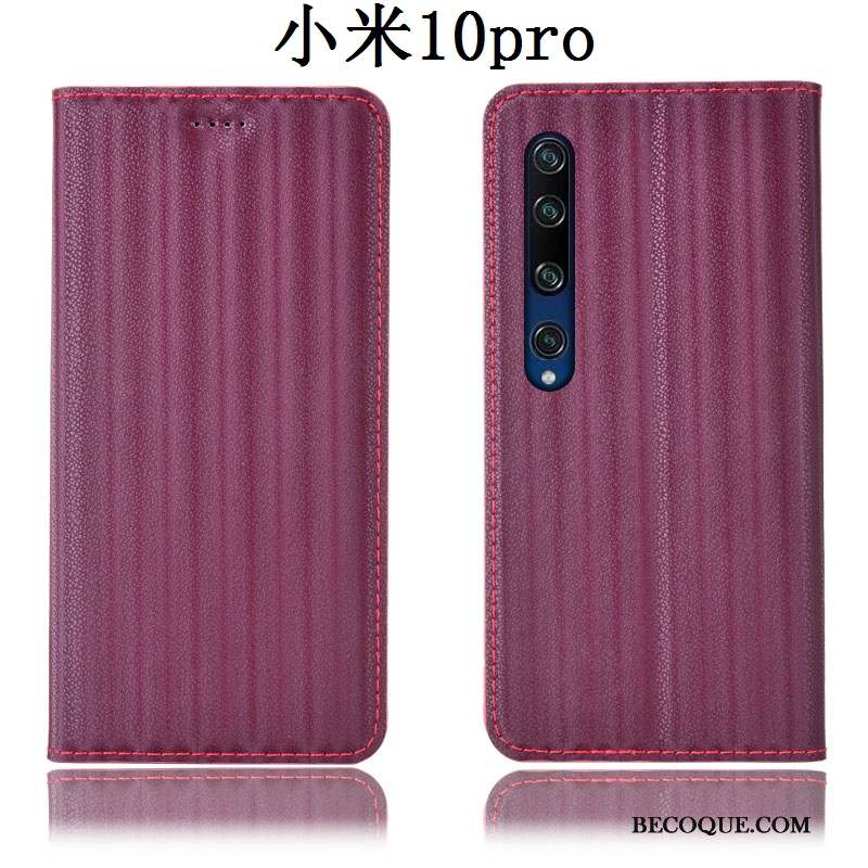 Xiaomi Mi 10 Pro Coque Tout Compris Étui Incassable Protection Étui En Cuir Dégradé