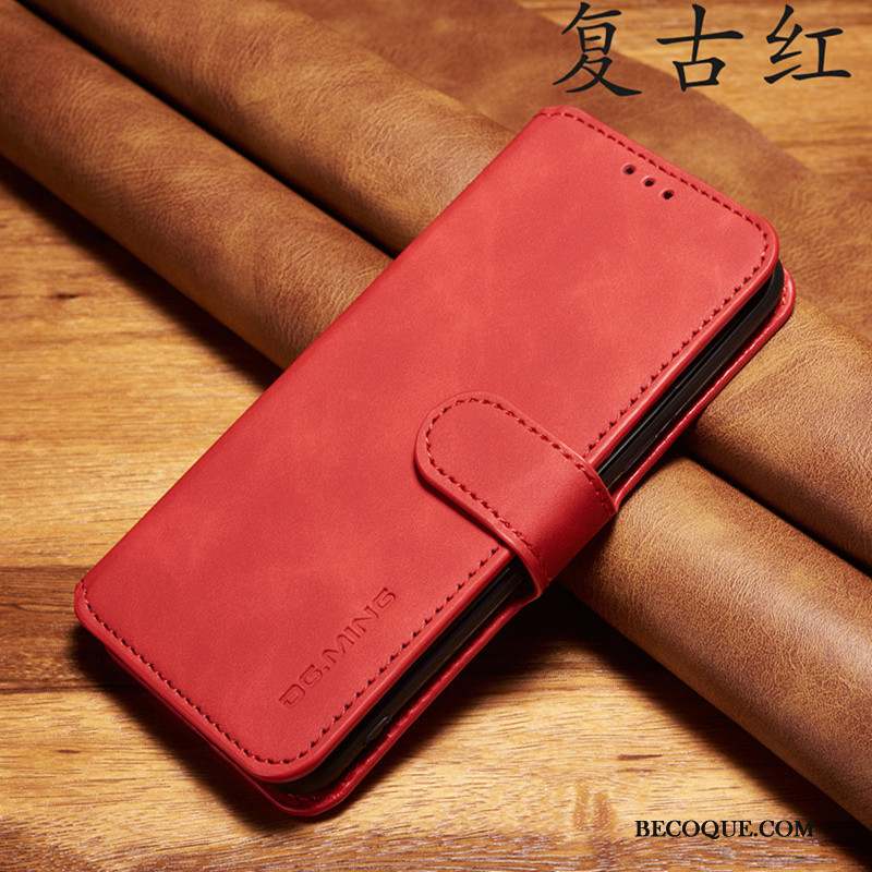 Xiaomi Mi 10 Pro Housse Business Vintage Étui En Cuir Coque De Téléphone Tout Compris