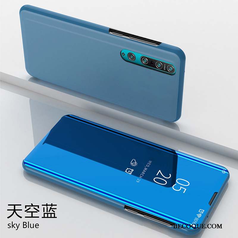Xiaomi Mi 10 Pro Miroir Housse Incassable Tempérer Coque De Téléphone Mode