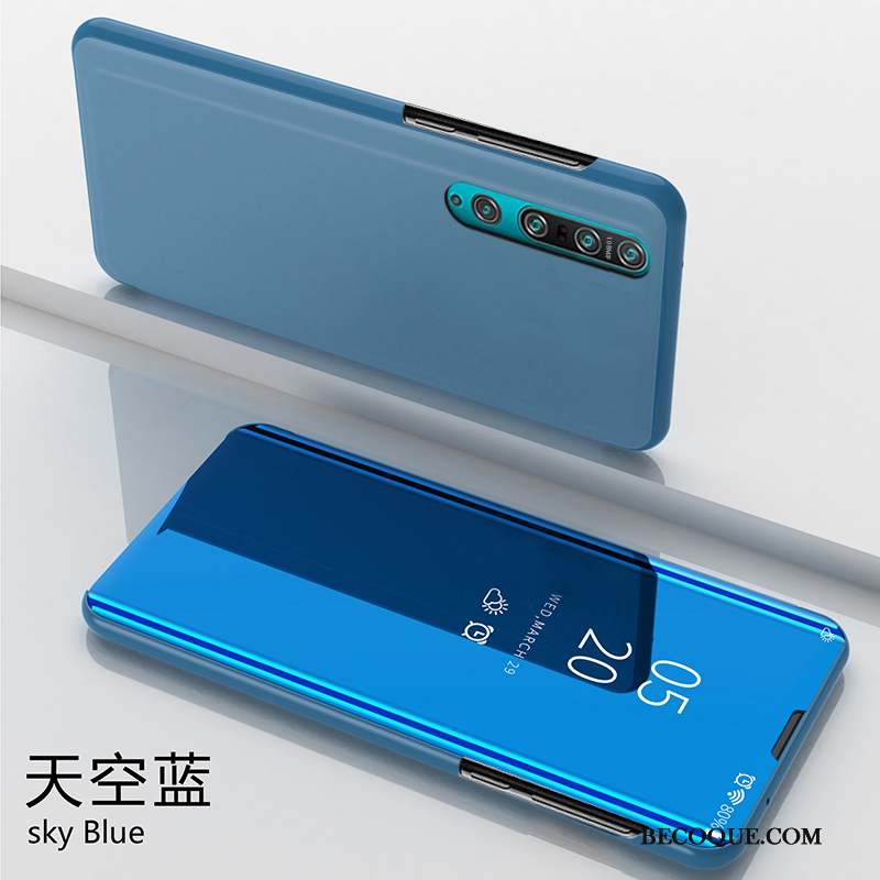 Xiaomi Mi 10 Pro Miroir Housse Incassable Tempérer Coque De Téléphone Mode