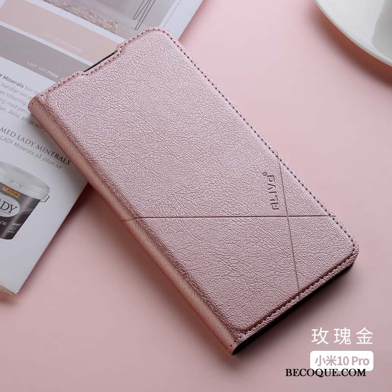 Xiaomi Mi 10 Pro Petit Fluide Doux Tout Compris Protection Très Mince Coque