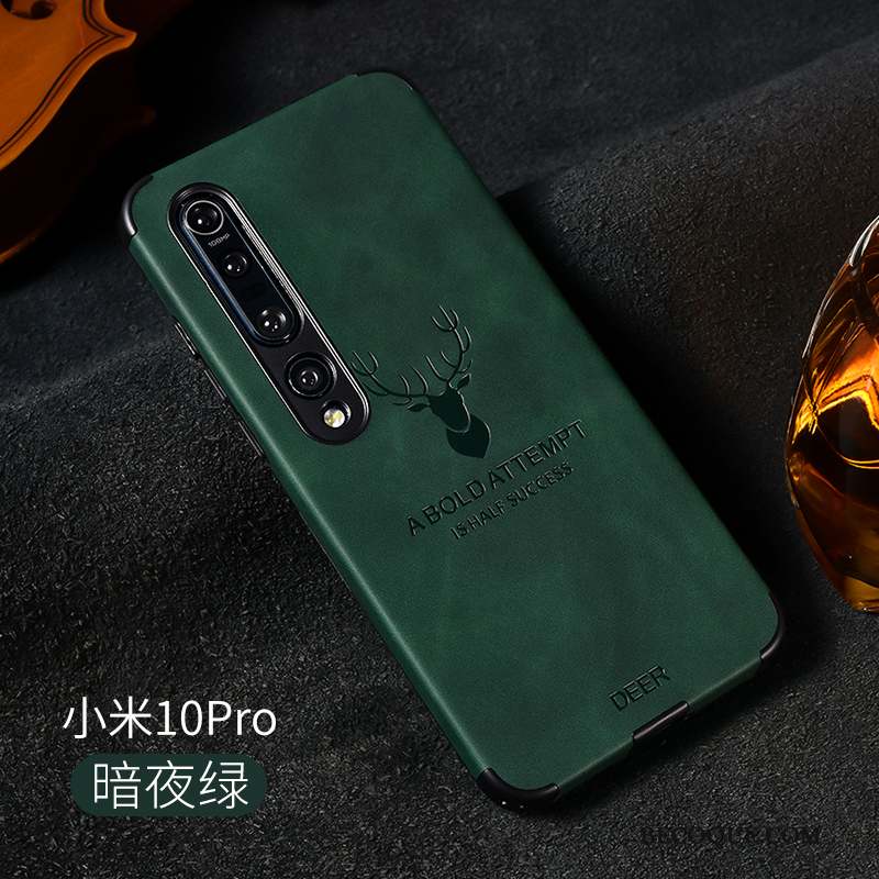 Xiaomi Mi 10 Pro Protection Tout Compris Vert Mode Coque Elk