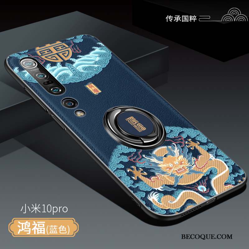 Xiaomi Mi 10 Pro Tout Compris Petit Silicone Style Chinois Coque De Téléphone Créatif