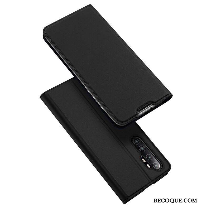 Xiaomi Mi Note 10 Lite Business Rose Étui En Cuir Petit Coque De Téléphone