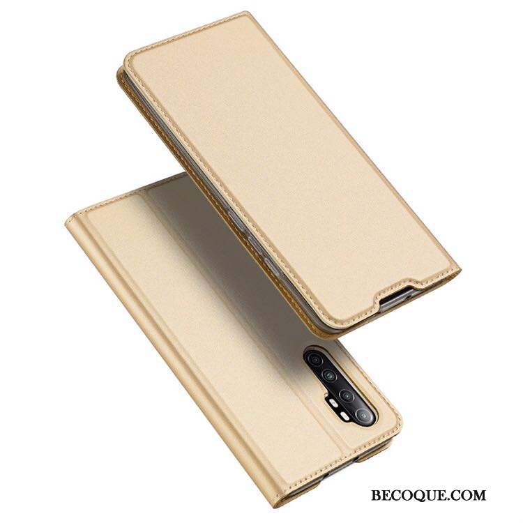 Xiaomi Mi Note 10 Lite Business Rose Étui En Cuir Petit Coque De Téléphone