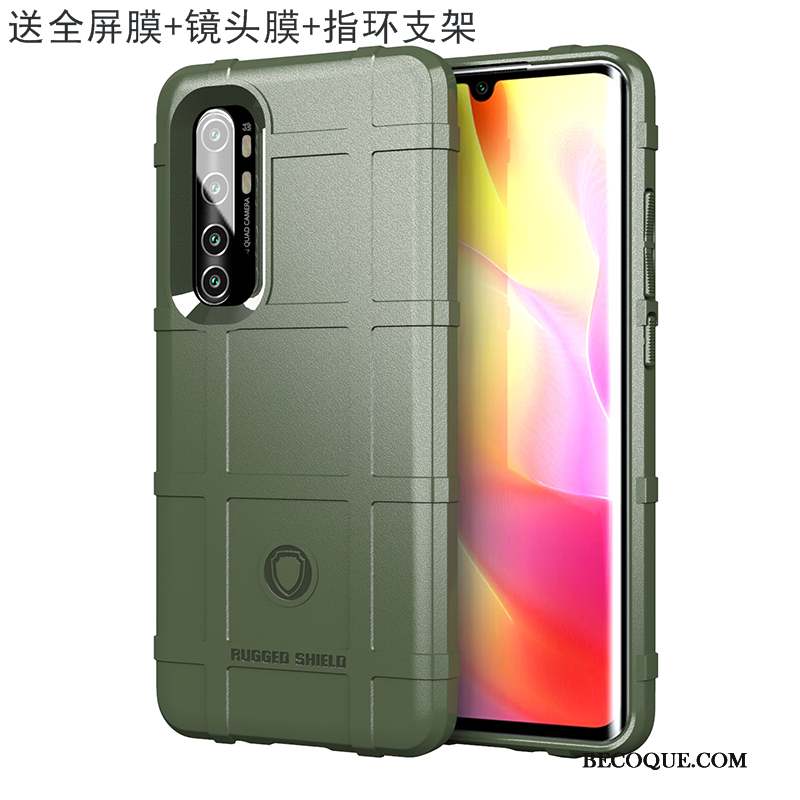 Xiaomi Mi Note 10 Lite Coque Trois Défenses Marque De Tendance Fluide Doux À Bord Étui Nouveau