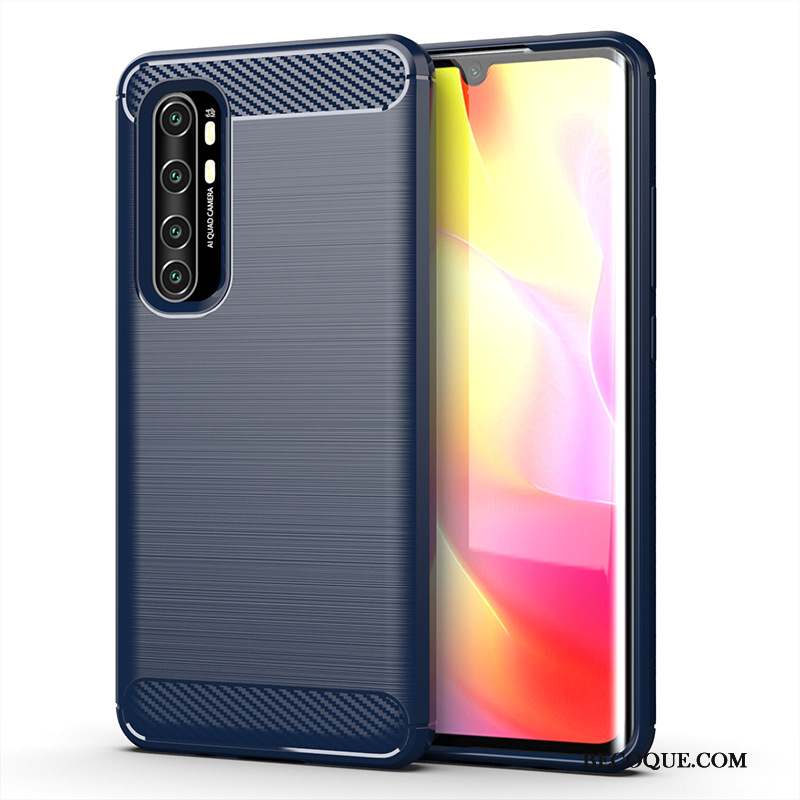 Xiaomi Mi Note 10 Lite Modèle Fleurie Fluide Doux Soie Gris Coque Petit