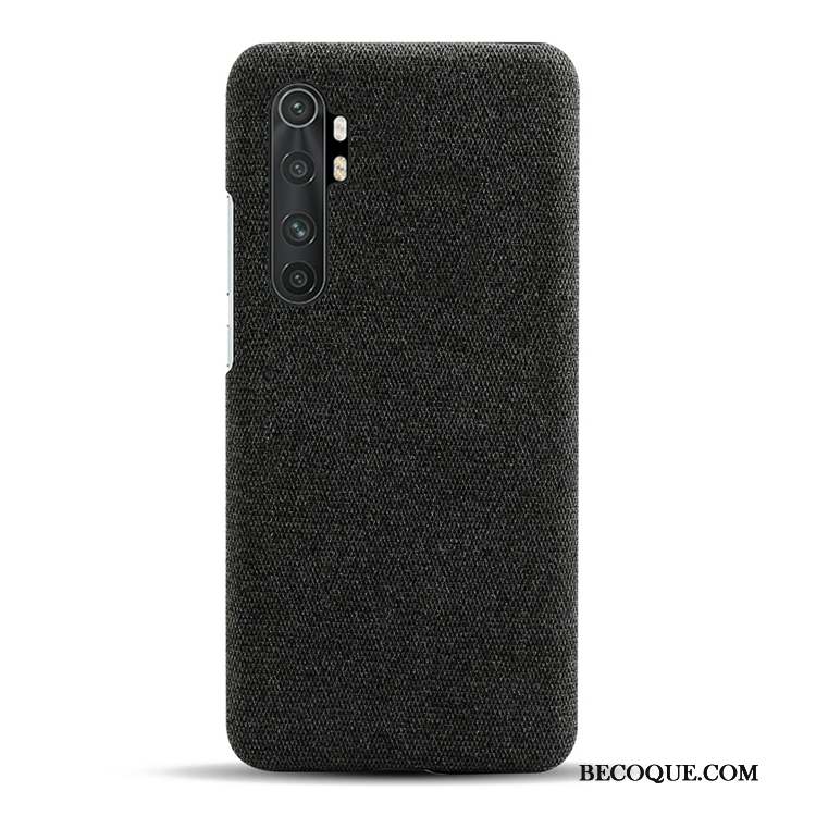 Xiaomi Mi Note 10 Lite Sac Personnalité Gris Cuir Coque De Téléphone Jeunesse