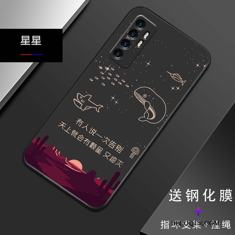 Xiaomi Mi Note 10 Lite Silicone Créatif Simple Coque De Téléphone Fluide Doux Légères