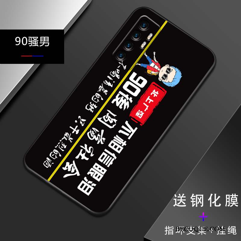 Xiaomi Mi Note 10 Lite Silicone Créatif Simple Coque De Téléphone Fluide Doux Légères