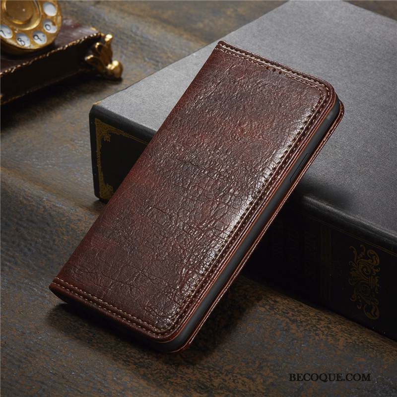 iPhone 11 Coque Carte Incassable Tout Compris Cuir Modèle Fleurie Personnalisé