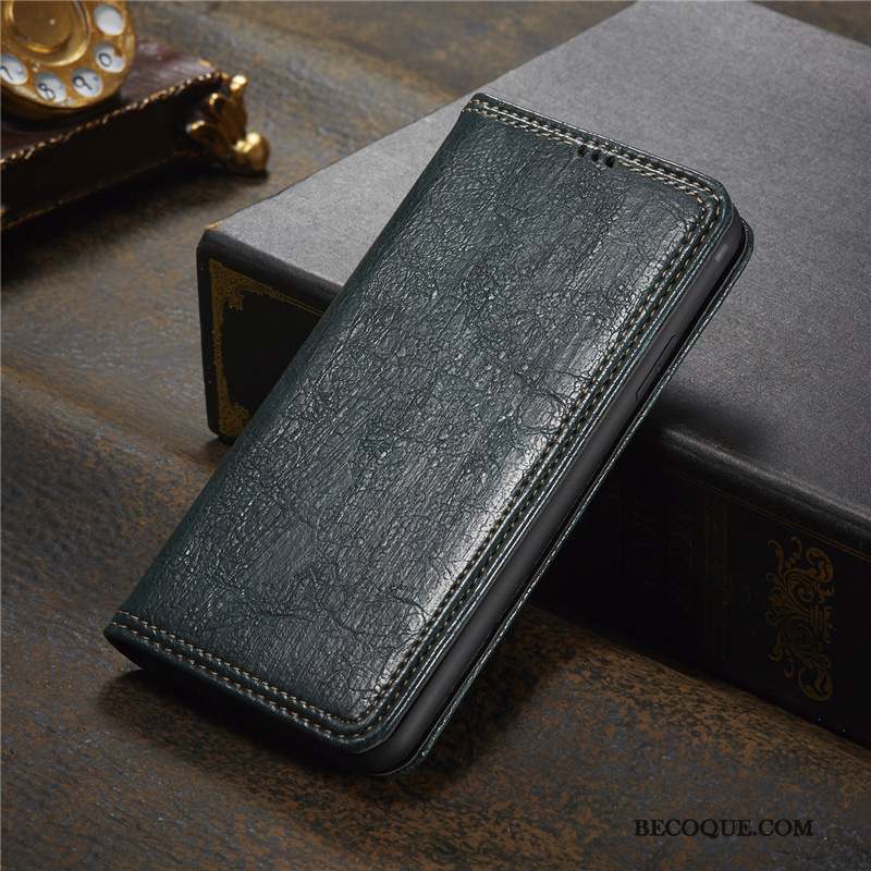 iPhone 11 Coque Carte Incassable Tout Compris Cuir Modèle Fleurie Personnalisé