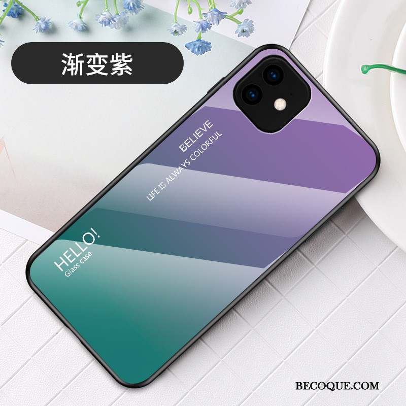 iPhone 11 Coque De Téléphone Mode Étui Personnalité Dégradé Protection