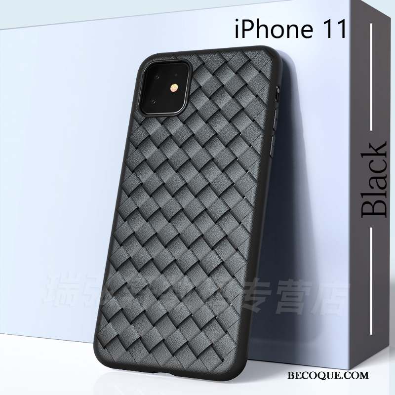 iPhone 11 Coque De Téléphone Protection Créatif Incassable Tissage