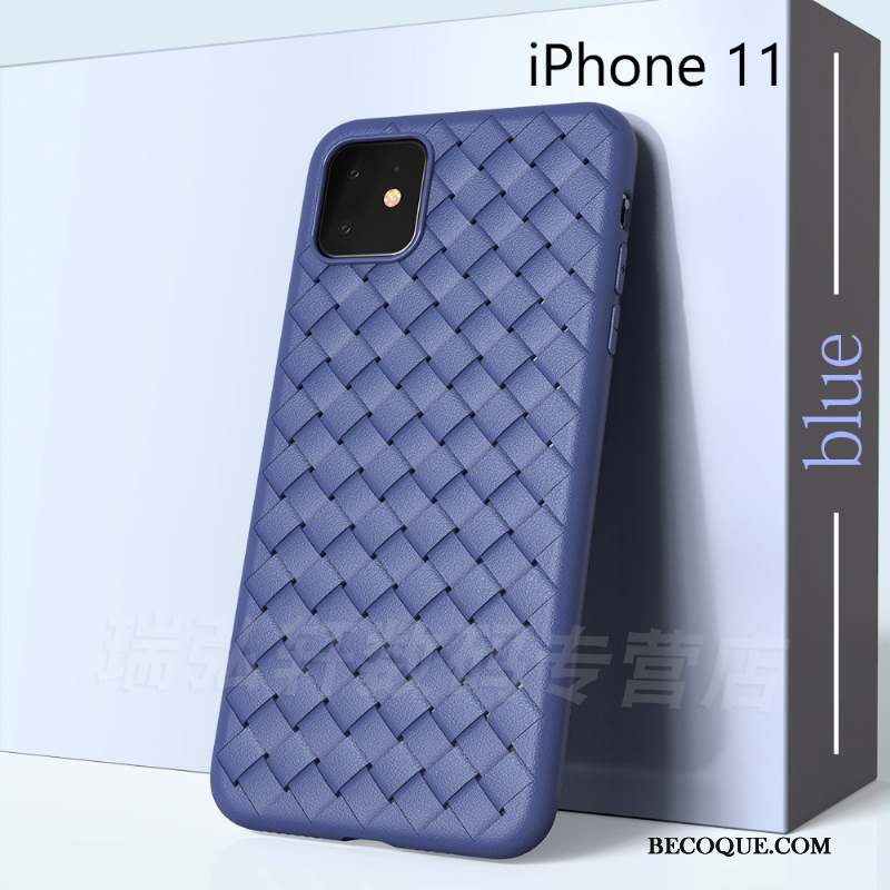 iPhone 11 Coque De Téléphone Protection Créatif Incassable Tissage