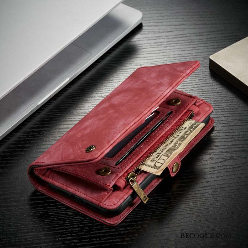 iPhone 11 Incassable Portefeuille Nouveau Téléphone Portable Coque De Téléphone Étui En Cuir