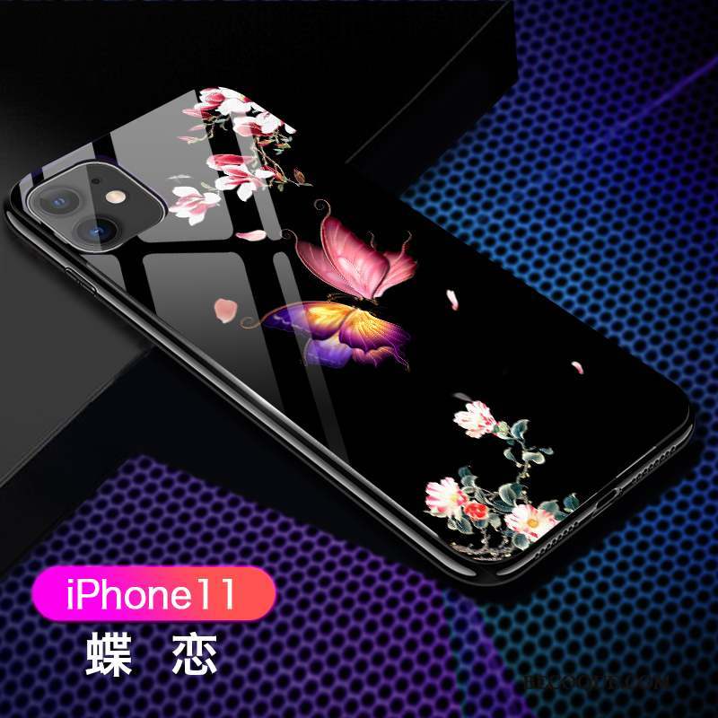 iPhone 11 Luxe Très Mince Coque De Téléphone Violet Tendance Transparent