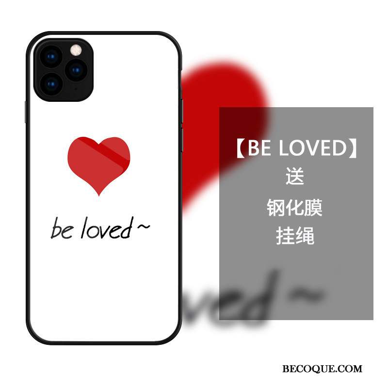 iPhone 11 Pro Coque Blanc Mode Tout Compris Mignonne Incassable Gentilhomme