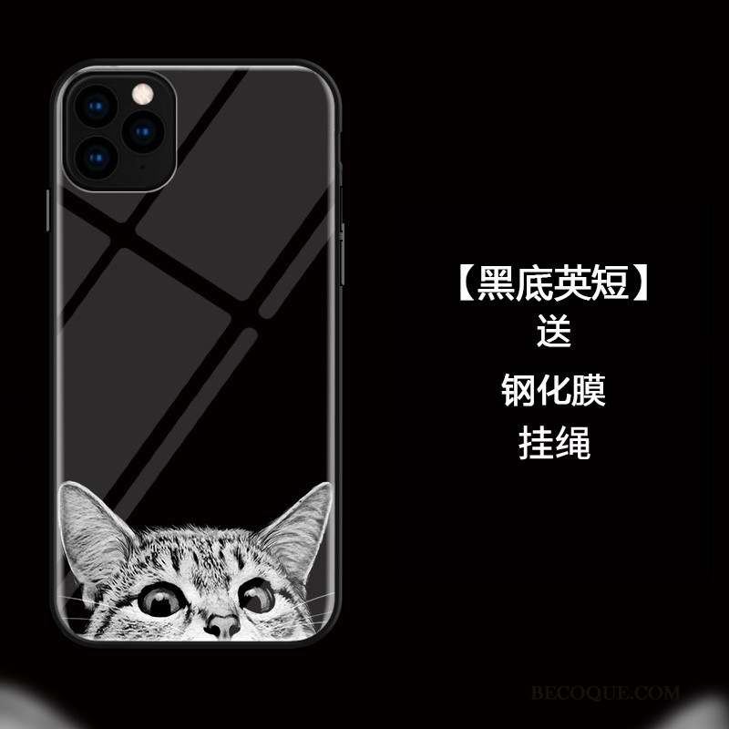 iPhone 11 Pro Coque Chat Amoureux Incassable Tout Compris Drôle Étui