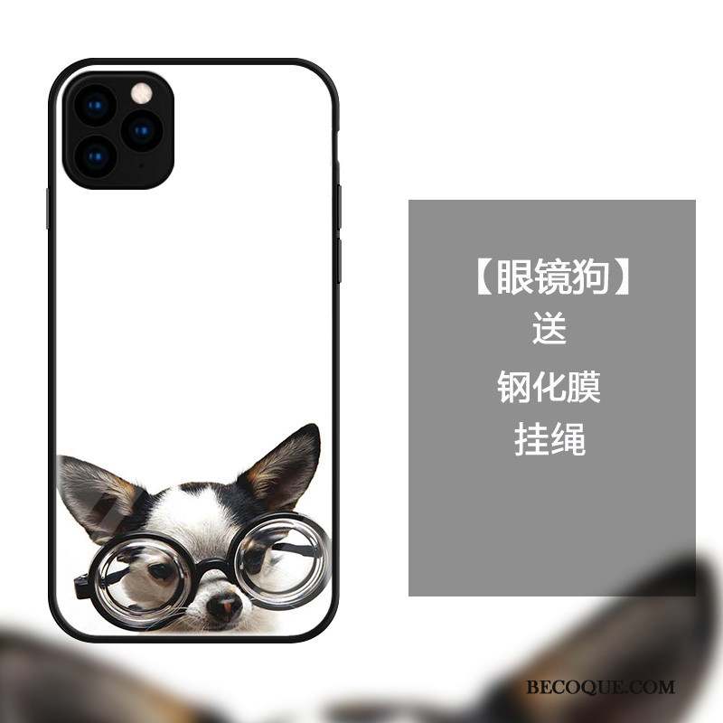 iPhone 11 Pro Coque Mignonne Protection Simple Blanc Étui Tout Compris