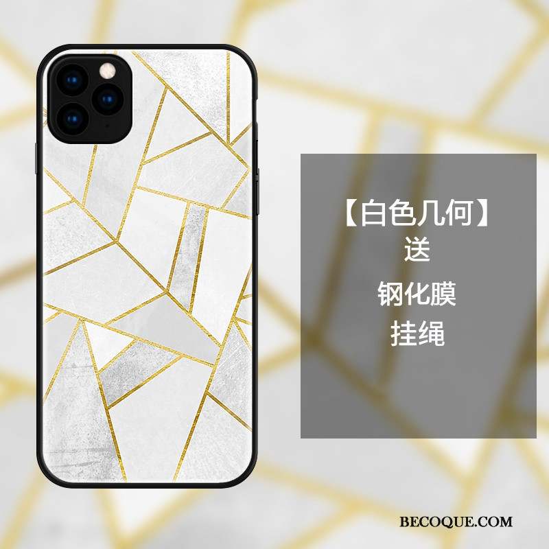 iPhone 11 Pro Coque Personnalité Créatif Simple Incassable Motif Protection