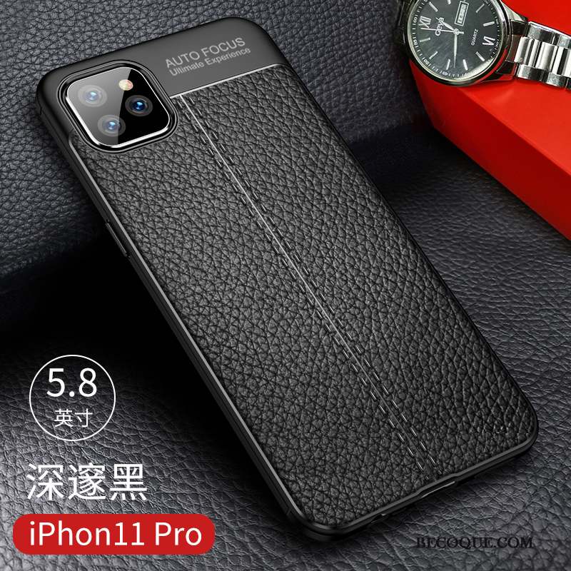 iPhone 11 Pro Coque Personnalité Fluide Doux Nouveau Business Créatif Incassable