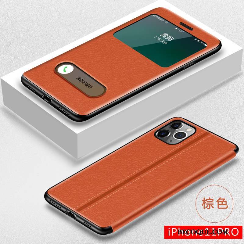 iPhone 11 Pro Coque Personnalité Nouveau Business Luxe Incassable Difficile