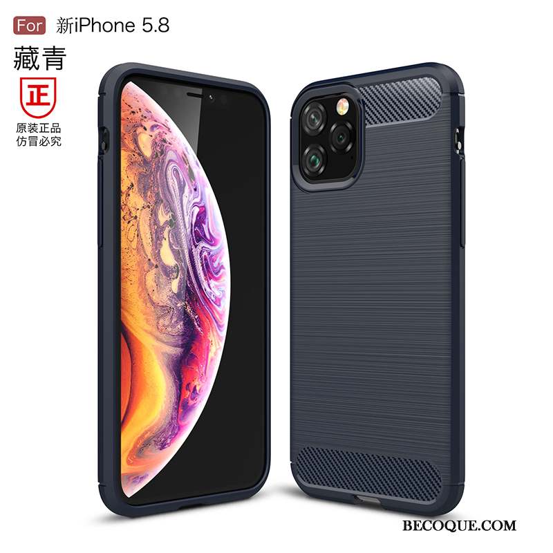 iPhone 11 Pro Coque Personnalité Silicone Incassable Fluide Doux Luxe Tout Compris