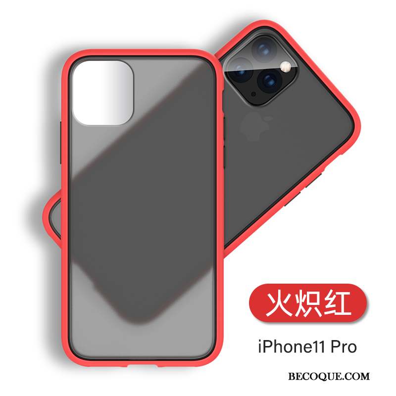 iPhone 11 Pro Coque Tout Compris Transparent Silicone Bleu Luxe Marque De Tendance