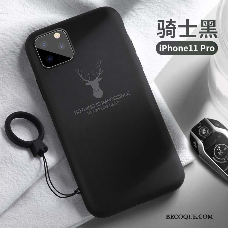 iPhone 11 Pro Coque Étui De Téléphone Marque De Tendance Silicone Tout Compris