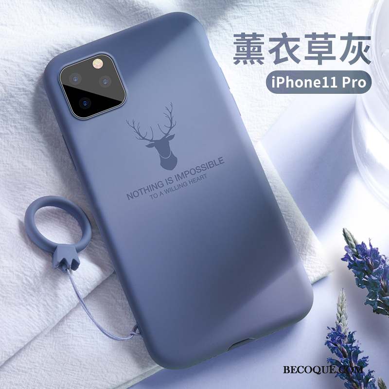 iPhone 11 Pro Coque Étui De Téléphone Marque De Tendance Silicone Tout Compris