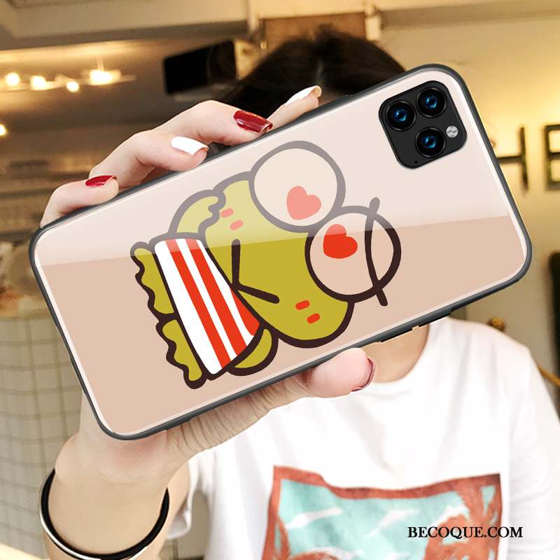 iPhone 11 Pro Dessin Animé Amoureux Créatif Personnalité Coque De Téléphone Tendance