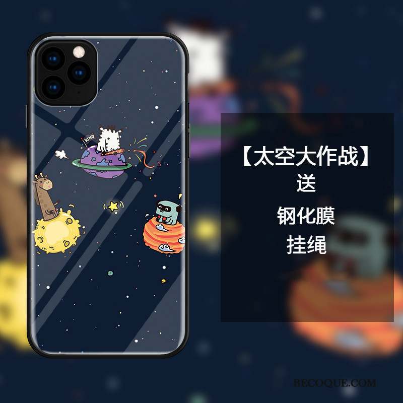 iPhone 11 Pro Dessin Animé Charmant Amoureux Coque De Téléphone Tout Compris Incassable