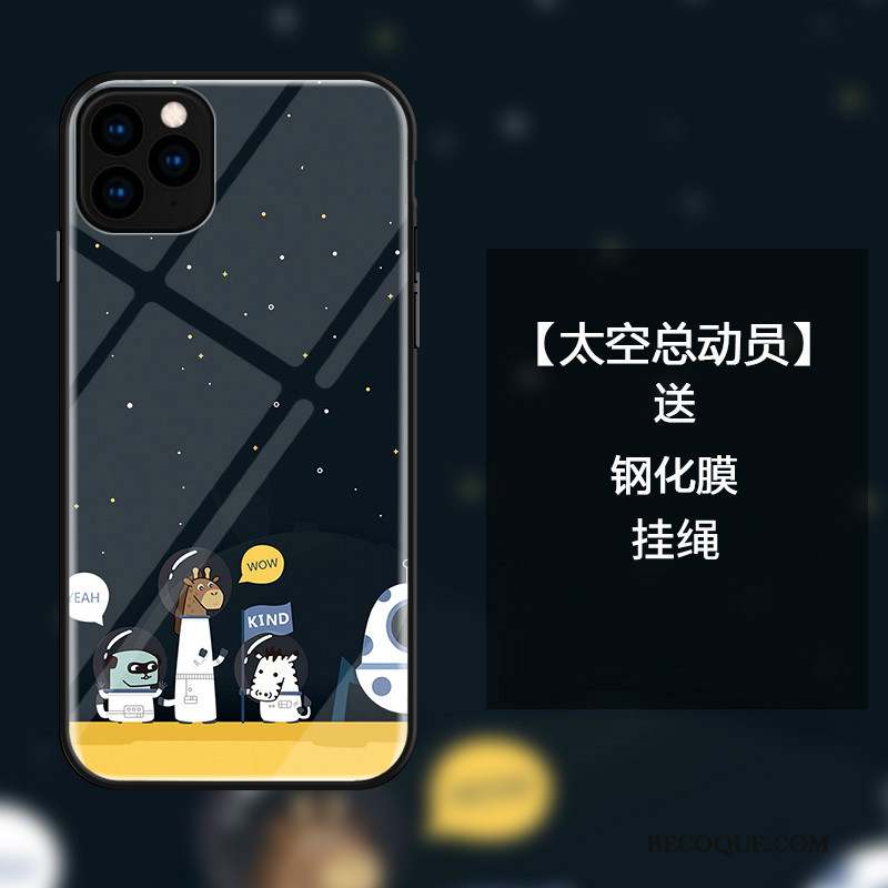 iPhone 11 Pro Dessin Animé Charmant Amoureux Coque De Téléphone Tout Compris Incassable